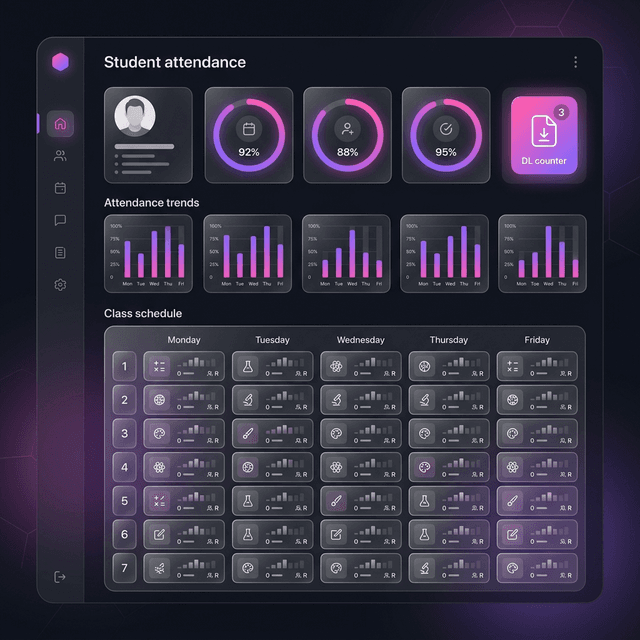 Attendance & DL Calculator preview